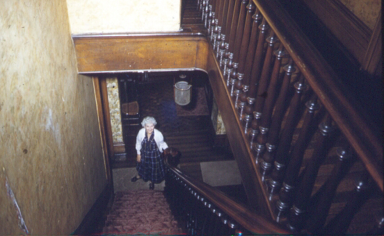 Seven Gables - Jennie Squire Redhead - Front Hall Stairway